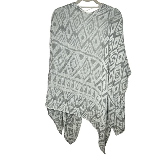 Anthropologie Geometric Open Front Knit Cardigan - Picture 2 of 6